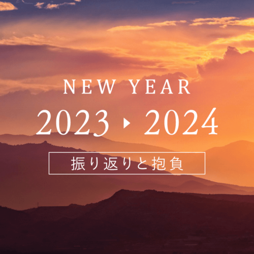 2023年の振り返りと2024年の抱負